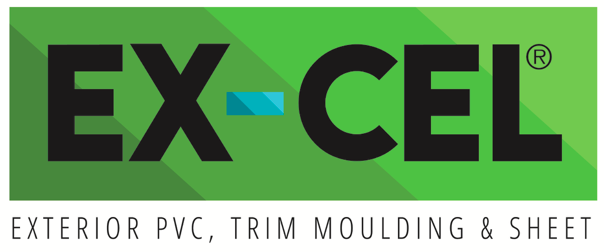 ex-cel logo pvc trim moulding and sheet sold by sherwood lumber