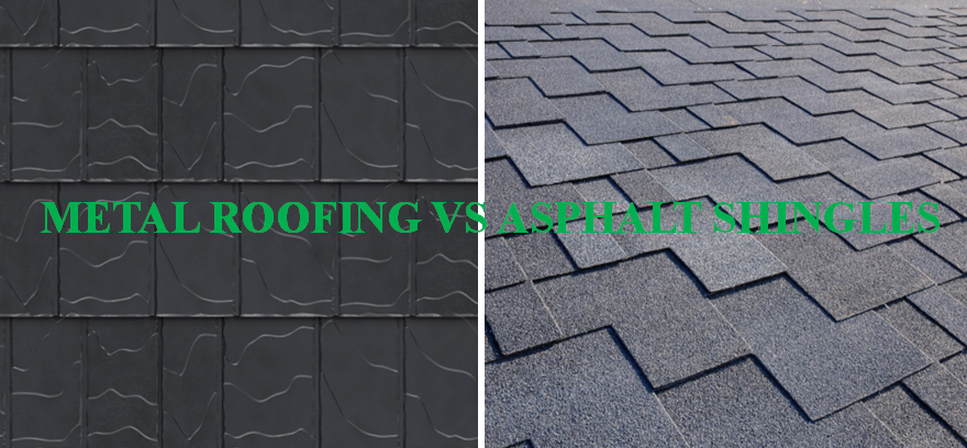 Metal roofing vs asphalt shingles