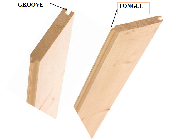 Tongue and groove siding