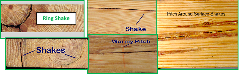 Shakes Checks And Splits In Dimension Lumber Sherwood Lumber