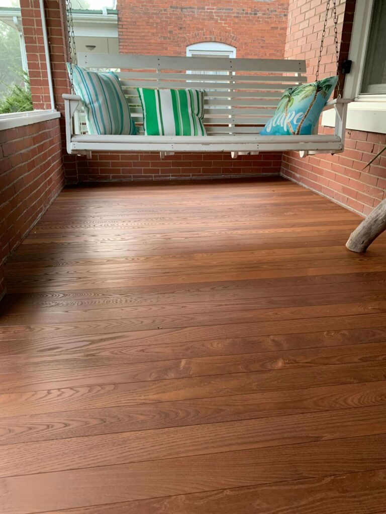 Winter Maintenance for Thermally Modified Porch Flooring
