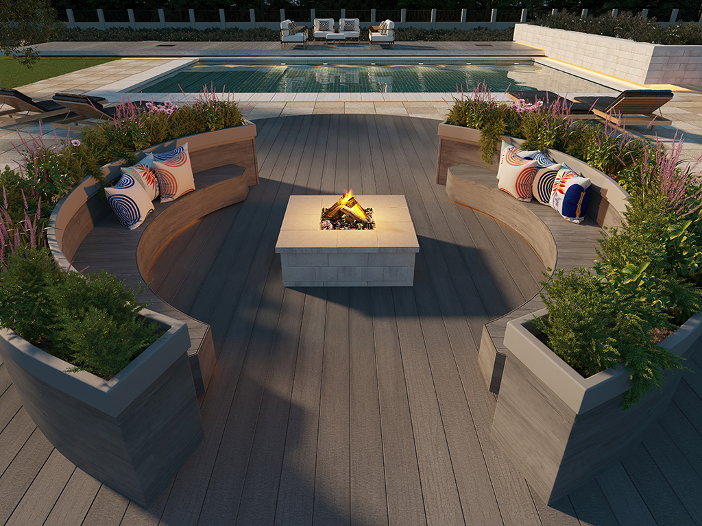 Precautions for Having a Fireplace on Your Composite Decking